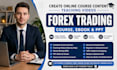 create complete online course content, ebook, video course upload and PPT slides