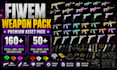 deliver a fivem gun pack with 160 weapons