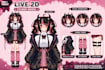 design and rig custom live2d vtuber model anime avatar indie vtuber debut stream