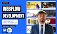 develop a webflow website with pixel perfect figma conversion