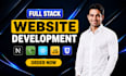build website, website development, full stack developer, front end developer