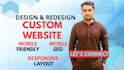 develop a custom website using react next js