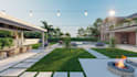 design backyard landscape, garden, pool, patio