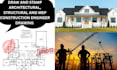 draw and stamp architectural, structural and mep  construction engineer drawing