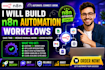 build n8n automation workflows for business process