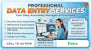 do accurate excel data entry and web research