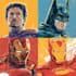 illustrate a superhero comic cover art