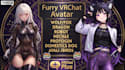 make anime vtuber model, 3d nsfw avatar, furry vrm model, obs studio streaming