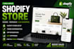 build a premium shopify store with custom animation
