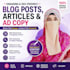write engaging blog posts, articles, and ad copy