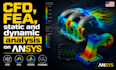 do accurate cfd, fea, static and dynamic analysis on ansys