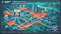 design warehouse distribution fleet management delivery route coverage heat maps