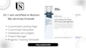 create customized notion CRM, dashboard and templates