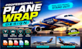 professional plane wrap design