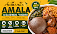 cook and deliver authentic amala, ewedu, gbegiri,