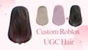 custom roblox ugc straight hair
