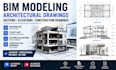 create bim modeling architectural sections elevations and construction drawing