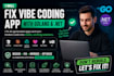fix vibe coding app with golang and dotnet
