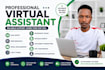 be your virtual assistant for data entry and web research