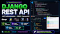 develop django rest API with jwt authentication and crud