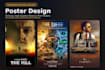 create a professional movie poster