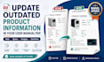 update outdated product information in your user manual PDF