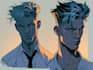 superhero character for comics