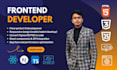 develop responsive react next js website as front end web developer