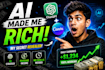 create youtube thumbnails for ai, tech and business