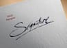 create photography signature logo or watermark