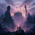 create a unique fantasy album cover illustration
