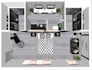 design a 3d interior floor plan and rendering