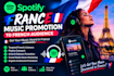 do france spotify music promotion to french audience