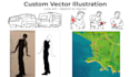 convert sketch to vector and custom line art