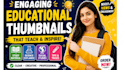 design eye catching youtube thumbnails that boost CTR
