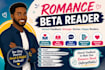 beta read your romance book with detaild reader feedback