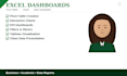create excel pivot tables, charts, interactive dashboards