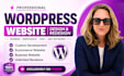 build wordpress website development, business website, wordpress website design