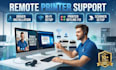remotely install, setup and troubleshoot your printer