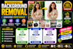 fast professional photo background removal