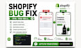 fix shopify bugs, CSS issues, section errors and theme problems