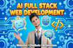 build ai powered full stack web app, ai chatbot