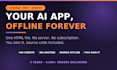 convert your lovable or base44 ai app into a single offline HTML file