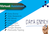 do professional data entry and web research