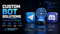 develop custom python discord telegram bots web scrapers and automation scripts