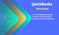 do quickbooks data entry and invoice management