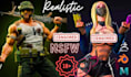 do realistic unreal engine nsfw 3d game characters with daz 3d modeling