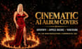 create cinematic ai artwork and music cover designs