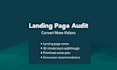 audit your landing page to improve conversions