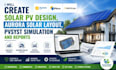 create solar pv design, aurora solar layout, pvsyst simulation and reports